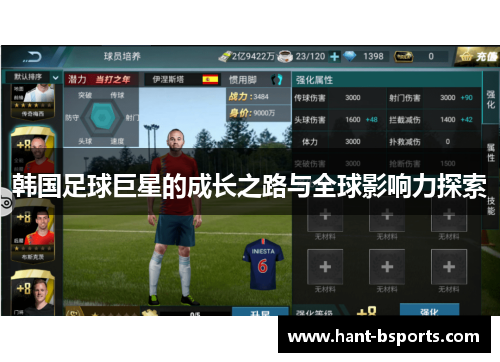 韩国足球巨星的成长之路与全球影响力探索